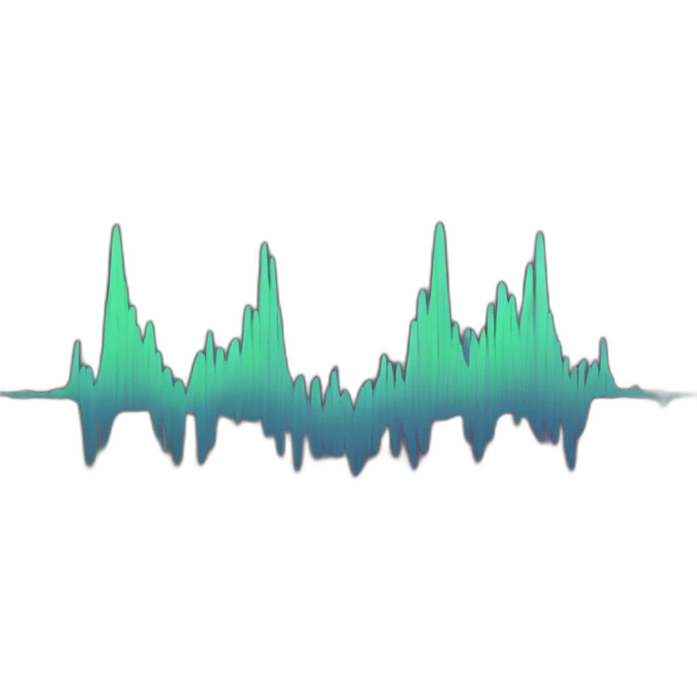 audio waveform emoji