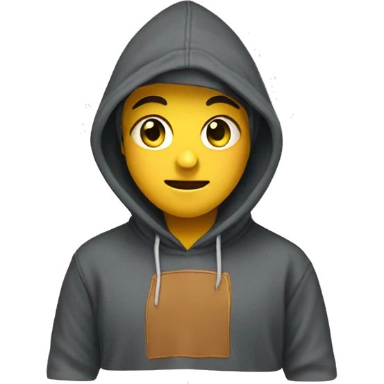 Hoodie oversize emoji