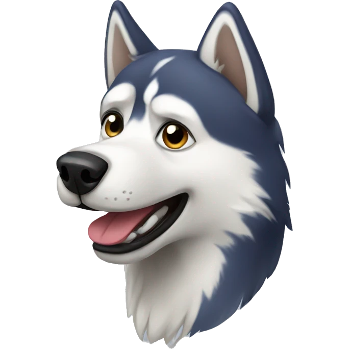 husky dog emoji