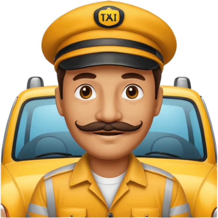 taxi driver emoji