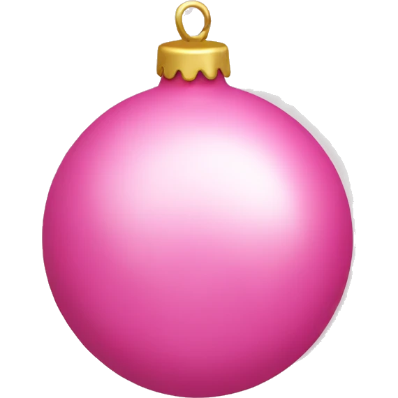 Pink ornament  emoji