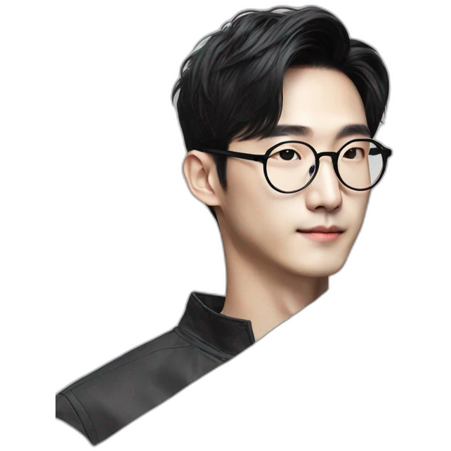 jeon wonwoo with specs emoji