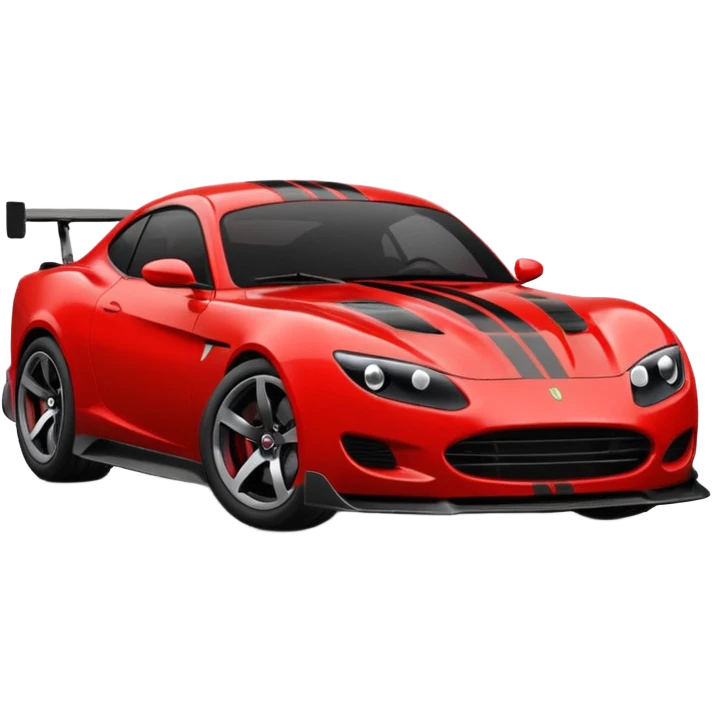 angry red car emoji
