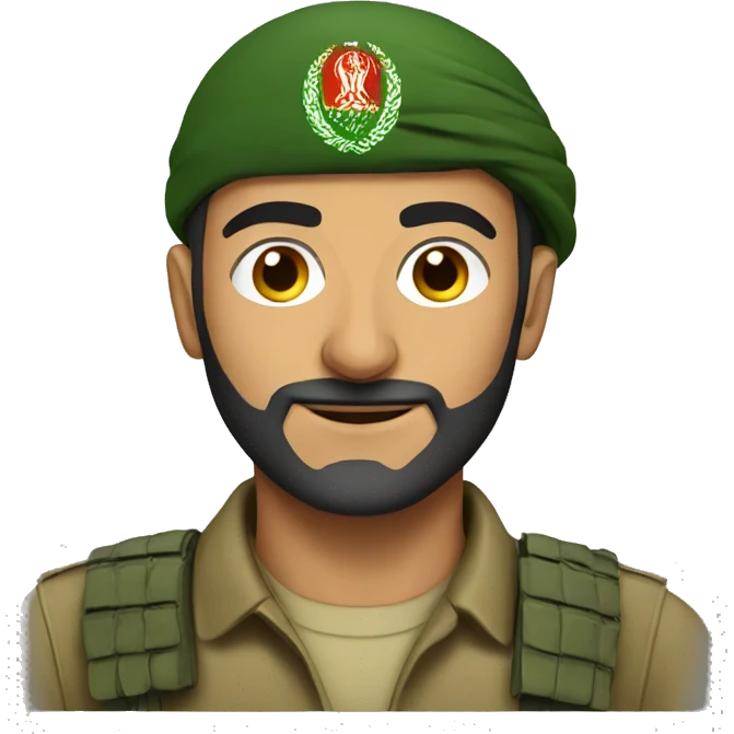 Iranian soldier emoji