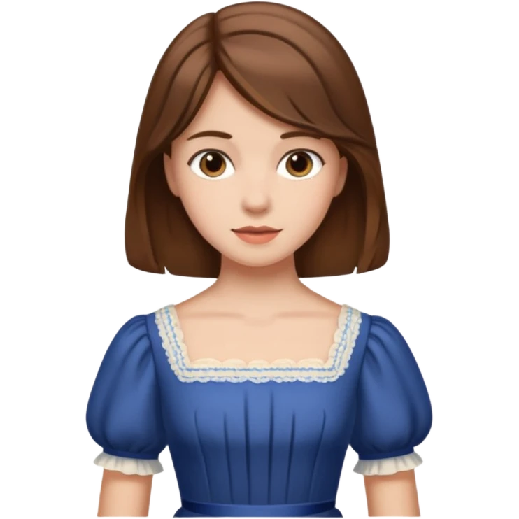1900's european female emoji