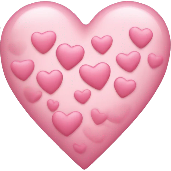 Light pink hearts emoji