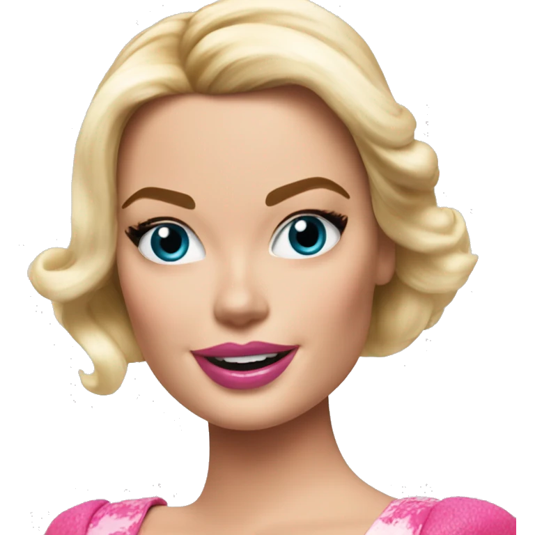 Margot Robbie as Barbie emoji