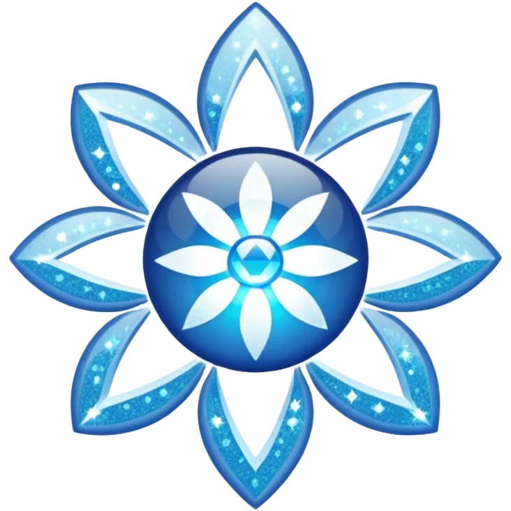 glitter white symbol of health + emoji