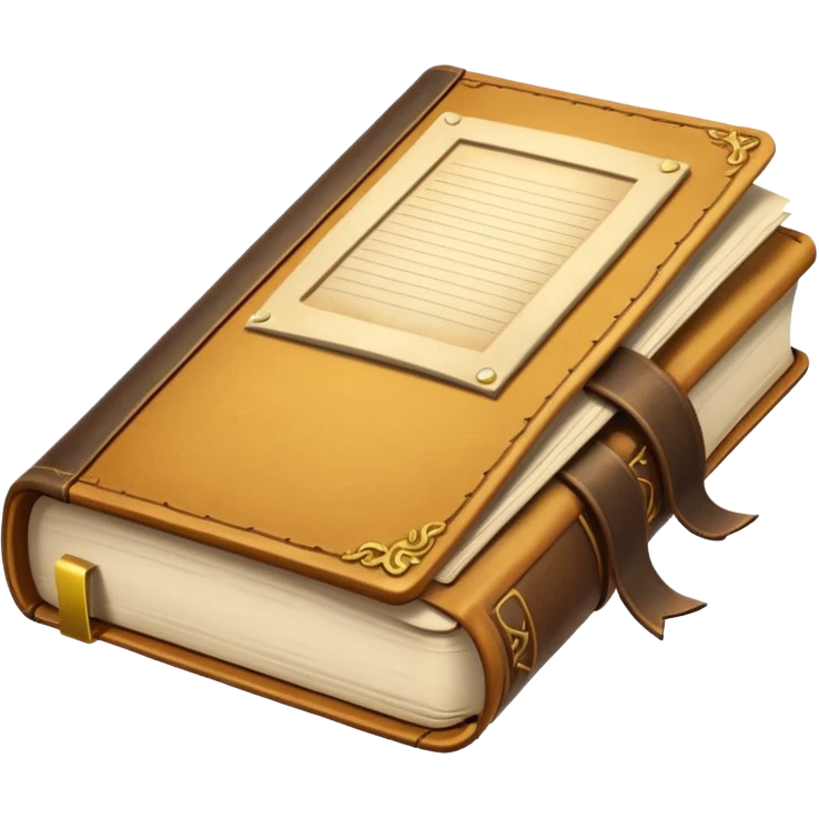 un vecchio libro dimenticato senza facce emoji