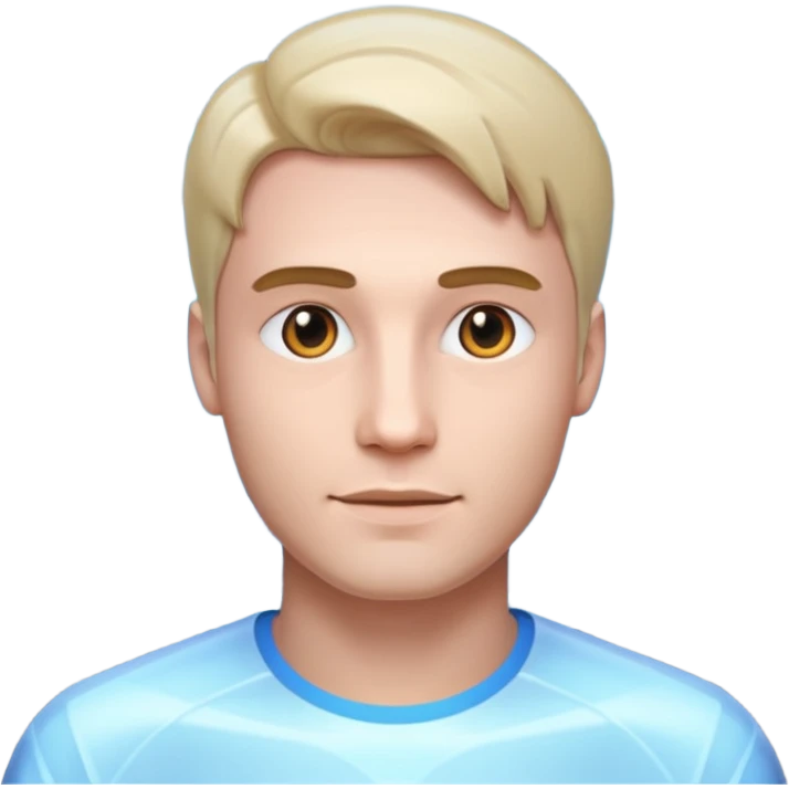 virtual hologram, man. emoji