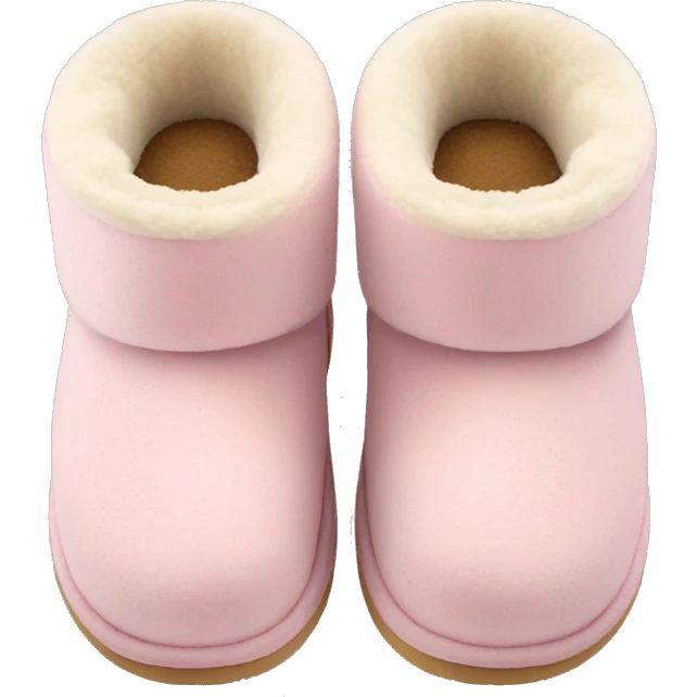 UGG slippers light pink  emoji