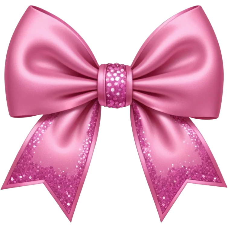 bow glitter pink emoji