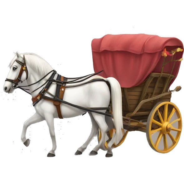 horse and cart emoji