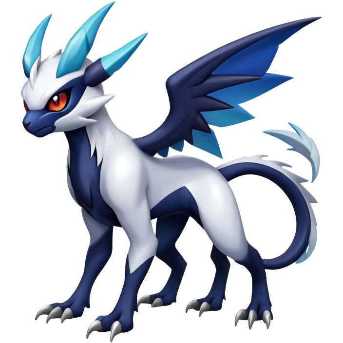 Shiny Absol-Noivern-Hybrid (Full body) emoji