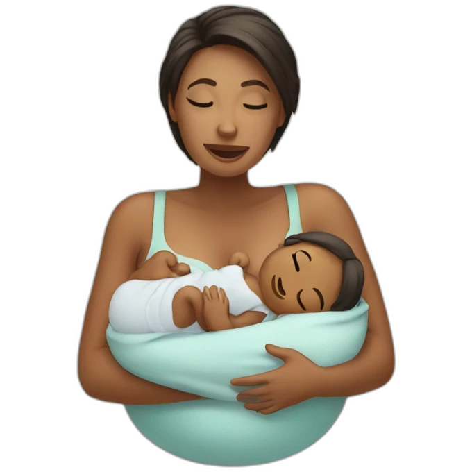 Mom give a birth emoji