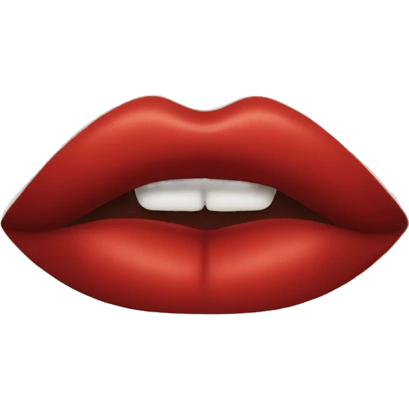 Red lips emoji