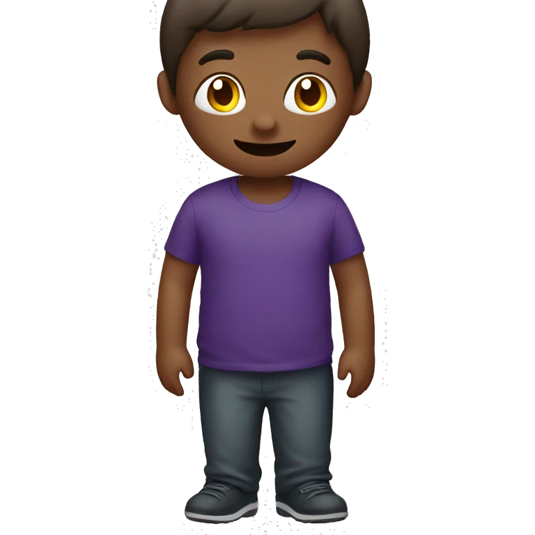 boy with eggplant emoji