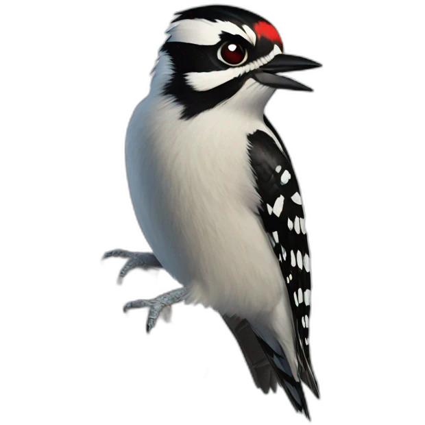 Downy woodpecker emoji