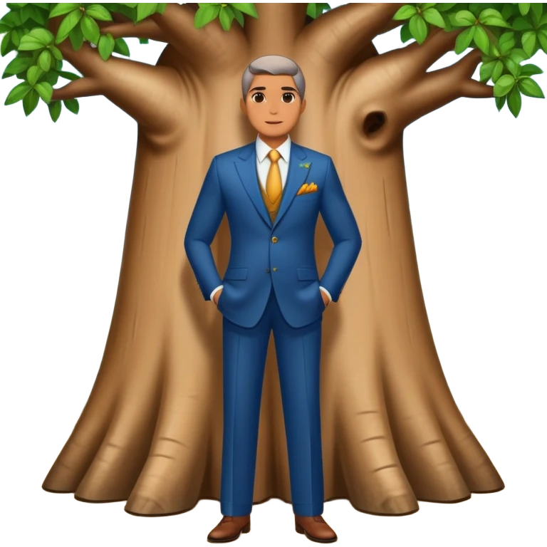 Baobab tree rich millionare emoji