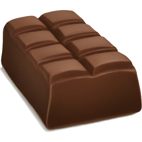 chocolate bar  emoji