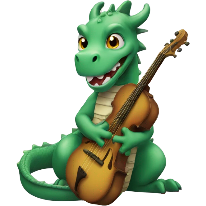dragon play music emoji
