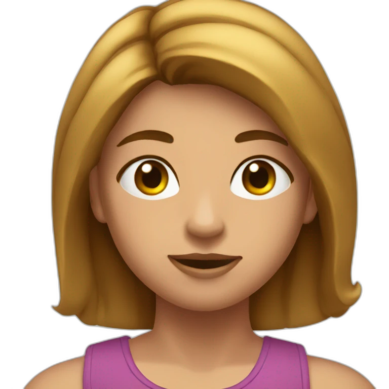 Fille musclée emoji