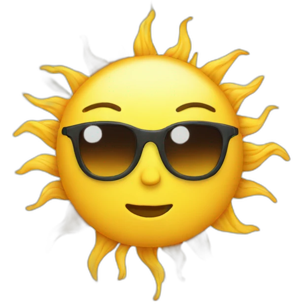 cool sun emoji