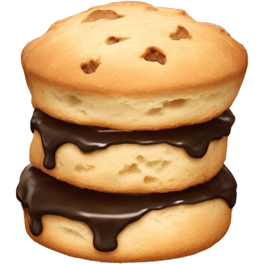 Scone with Espresso on top emoji