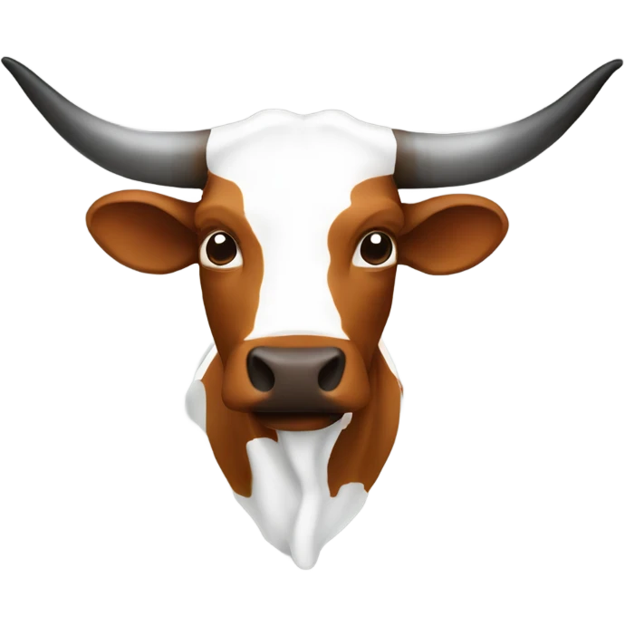 longhorn bull as a student emoji
