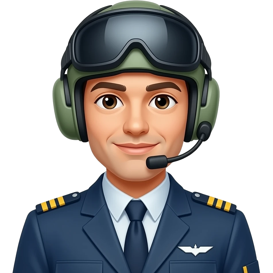 piloto helicoptero emoji