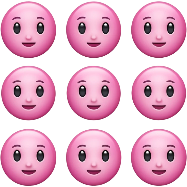 Figurinhas rosas emoji
