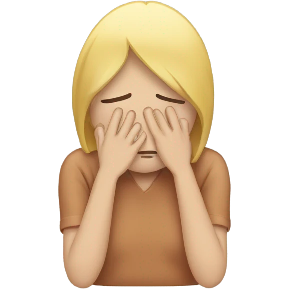 sad person crying emoji