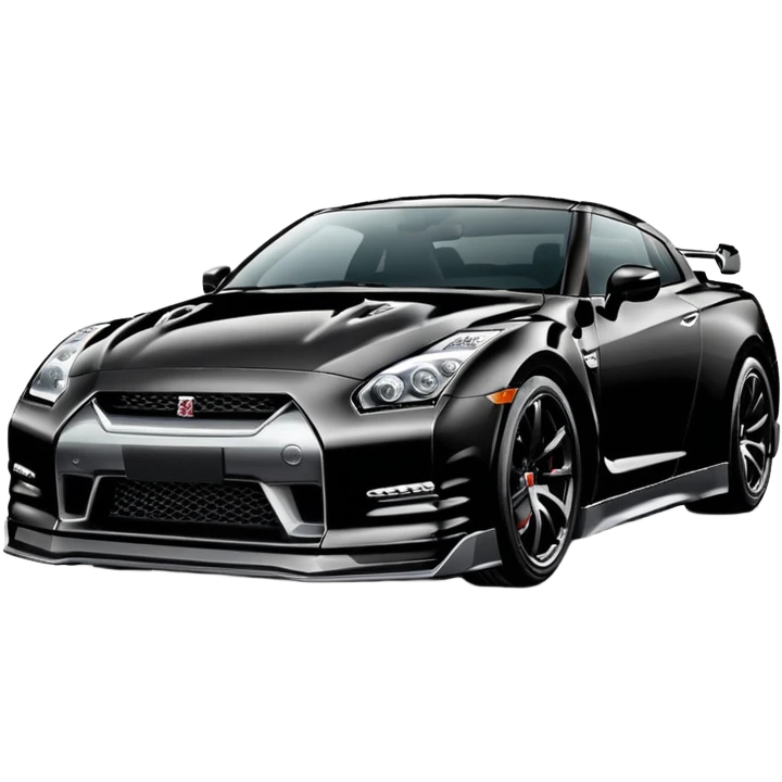 Sport Black Nissan GTR R35 emoji