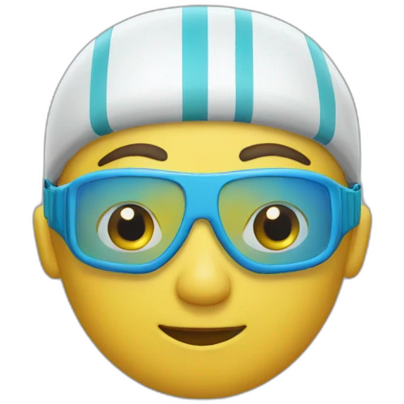 Swimming googles emoji