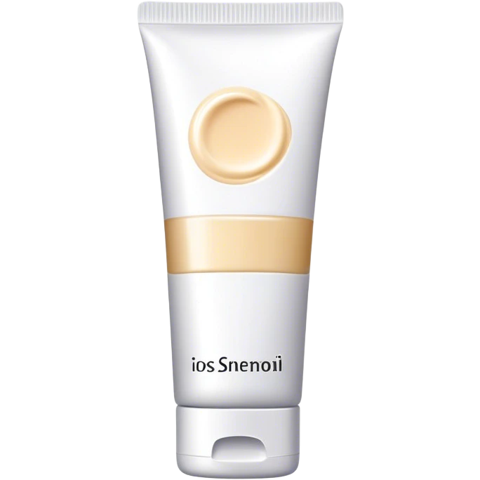 Esthetic tube cream emoji