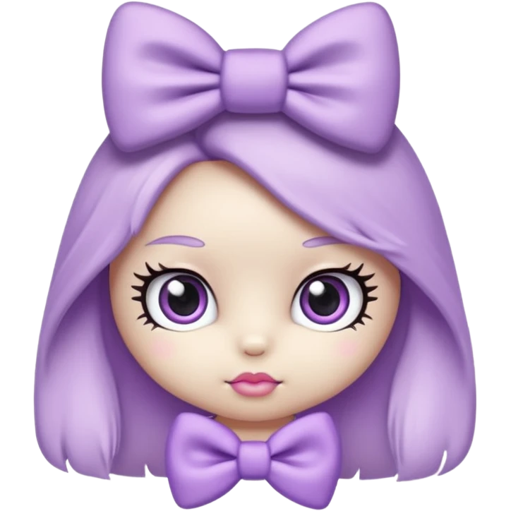 hellokitty in lilac colors emoji