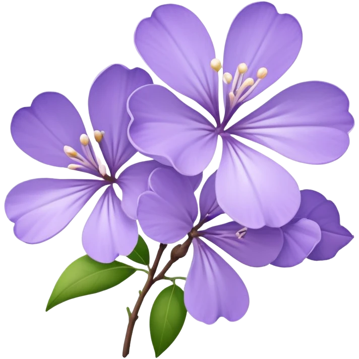 A jacaranda flower lilac emoji