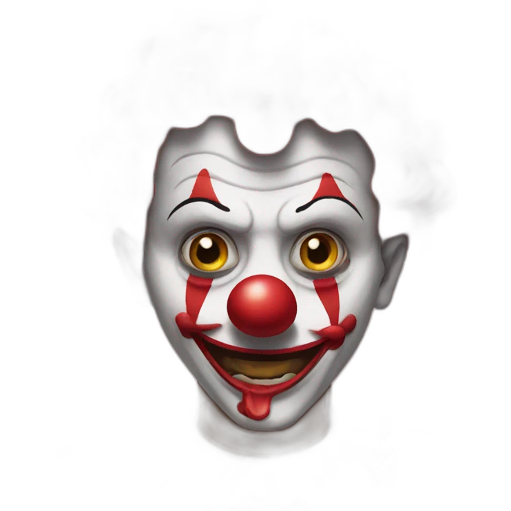 clown scary emoji
