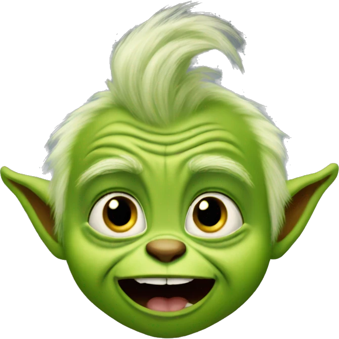 Baby grinch emoji