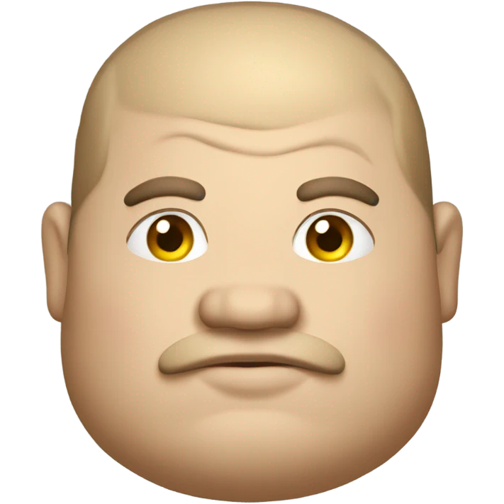 Fat man emoji