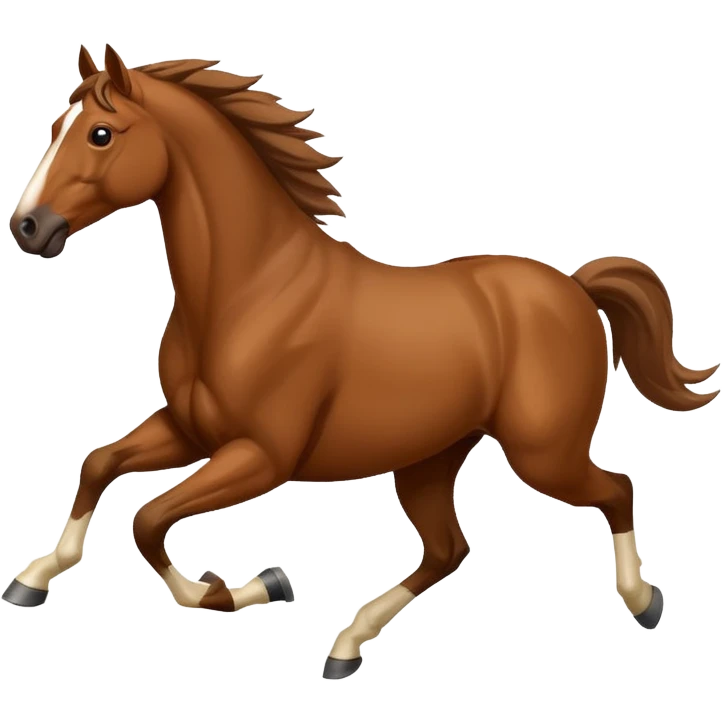Friedman horse running emoji