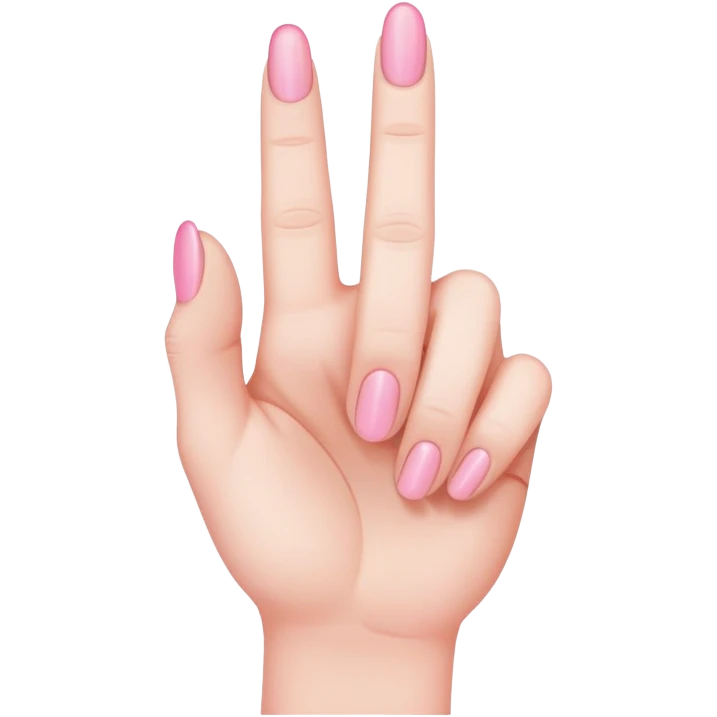 pink middle finger emoji