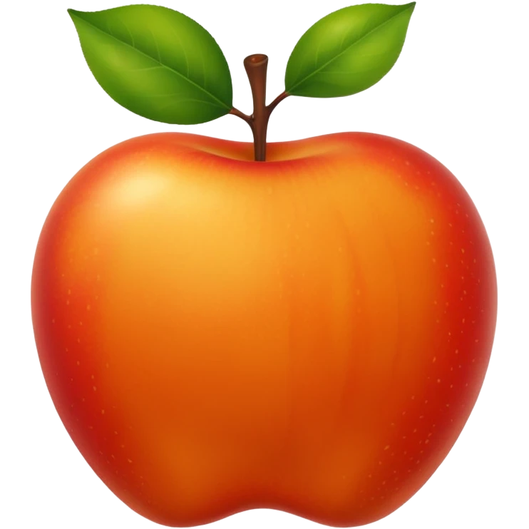 Orange, Apricot, Apple Fruit emoji