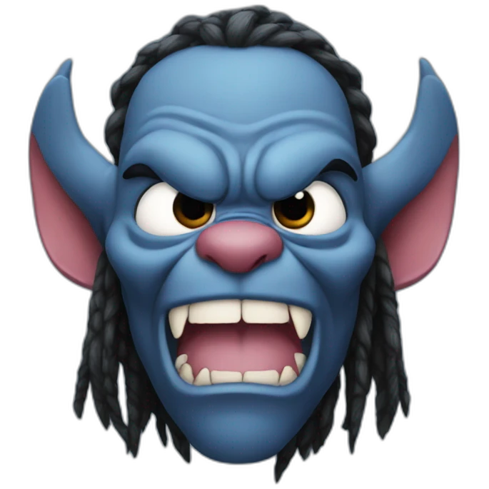 Stitch disney as witcher emoji