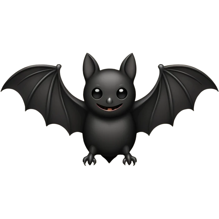 black bat emoji
