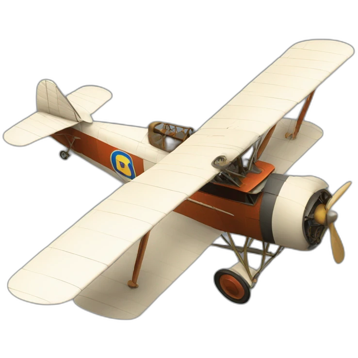 Early 20th century monoplane emoji