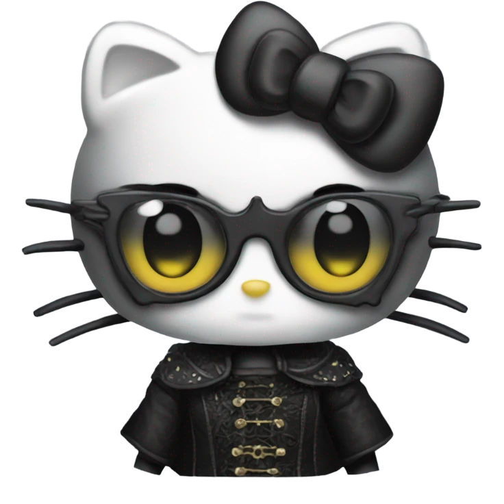 Hello kitty gothic  emoji