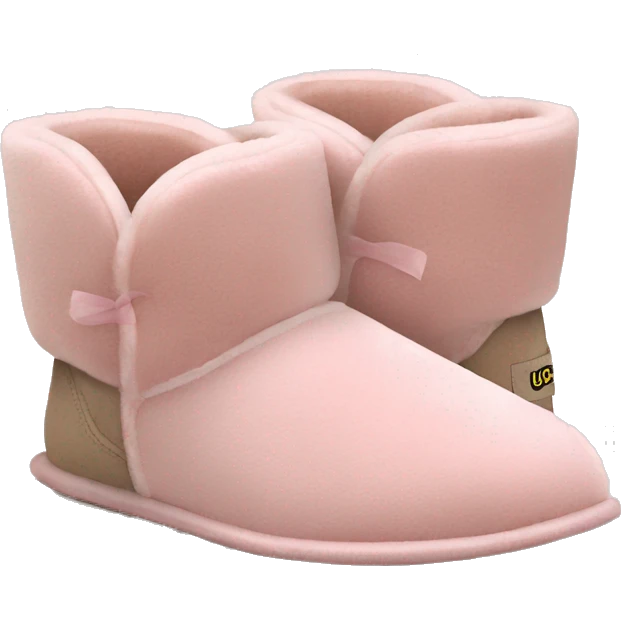 UGG slippers light pink emoji