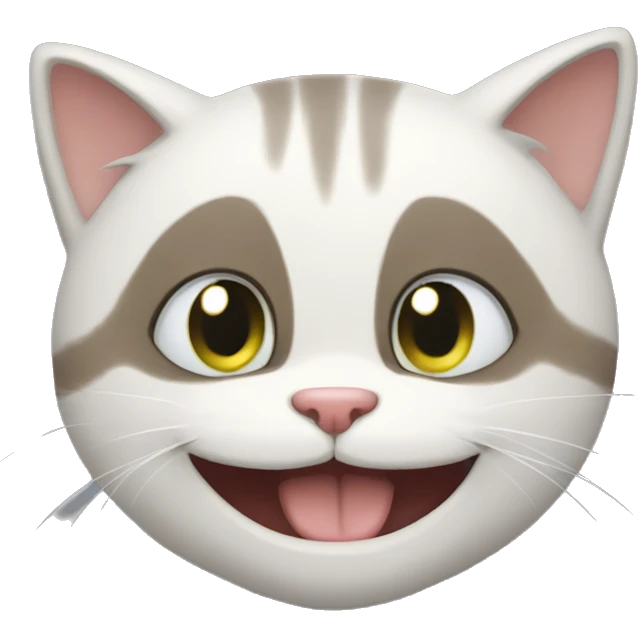 Happy cat emoji