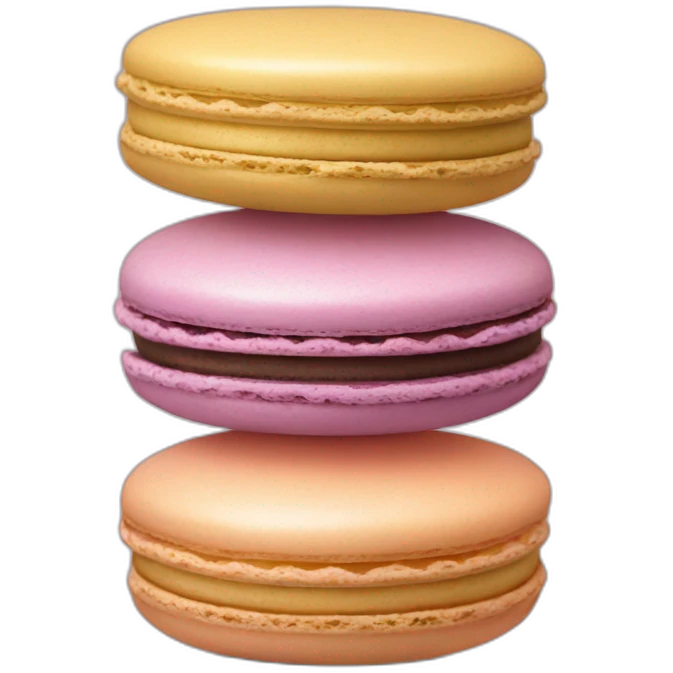 Macarons kawaïné emoji